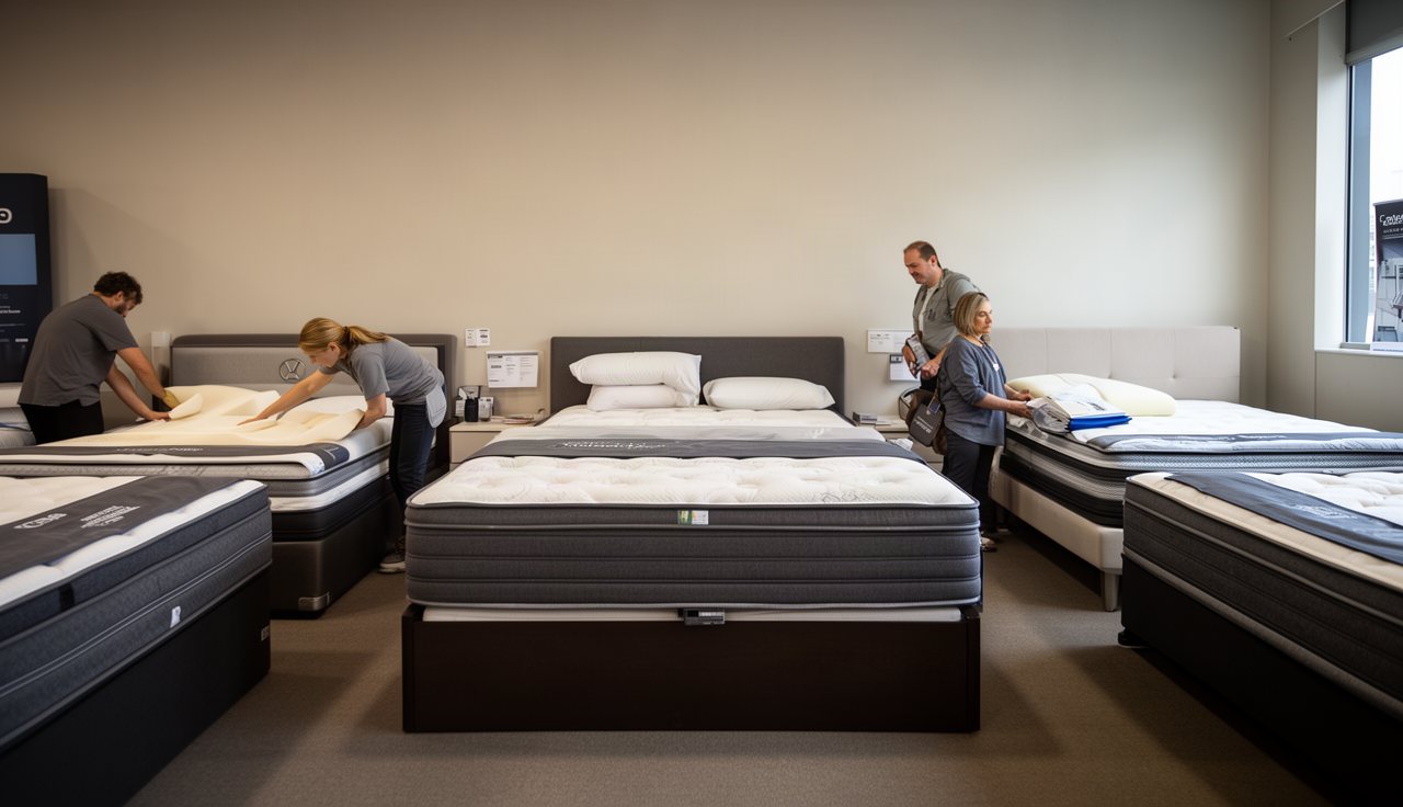 Couples Bed With Motion Isolation Needs